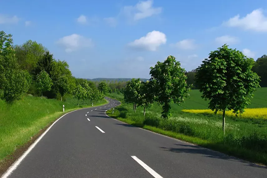 Асфальтовое покрытие дорог