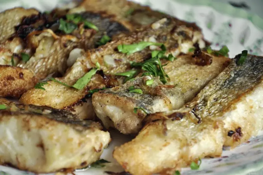 Жареный судак